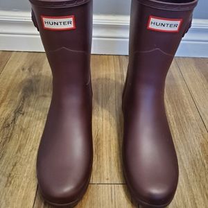 Women's Short   Rain Boots / hunter / size us 8 / uk 6 _ eu 39